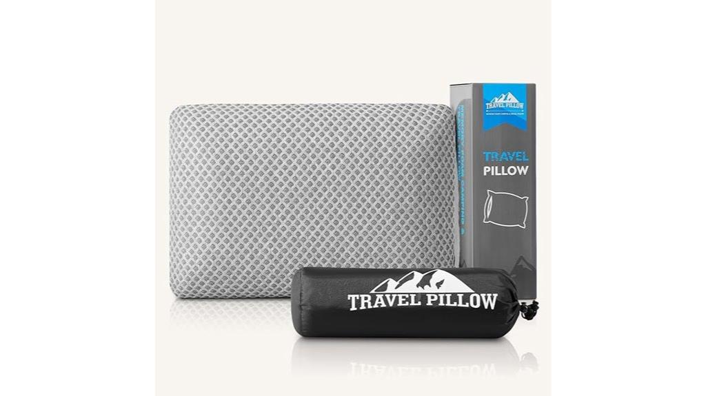 memory foam travel pillow