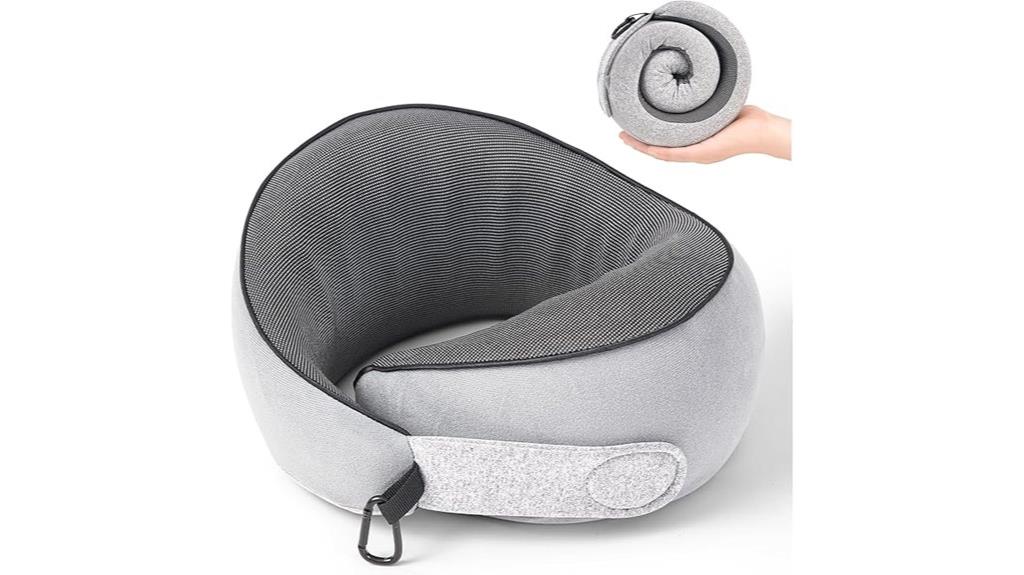 memory foam travel pillow