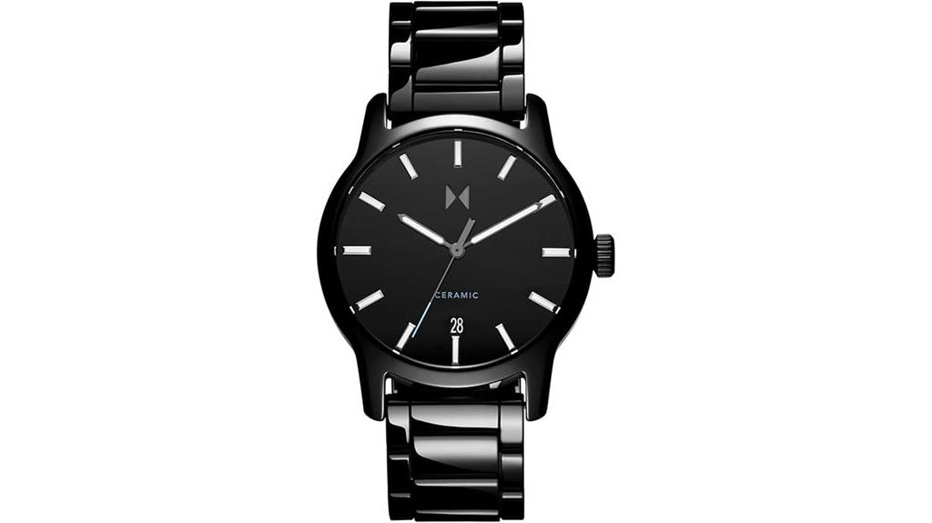 men s ceramic link watch