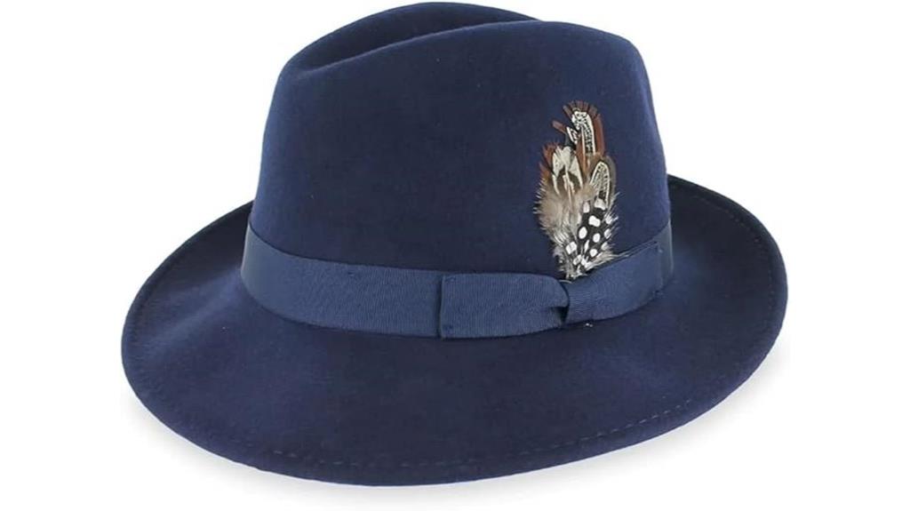 men s crushable wool fedora