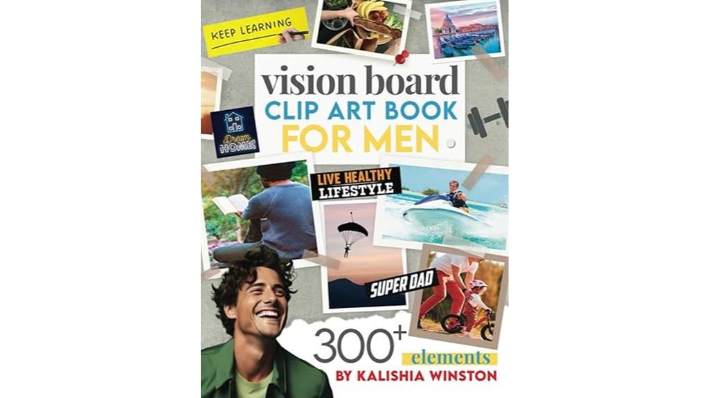 men s vision board clip art