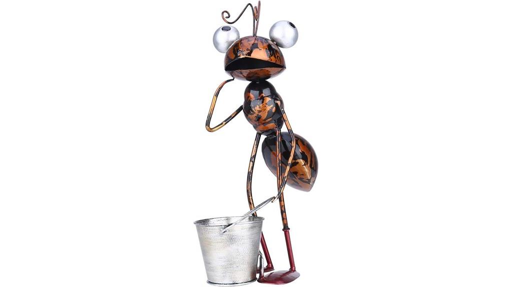 metal ant garden sculpture