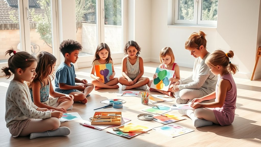 mindful art for emotional awareness