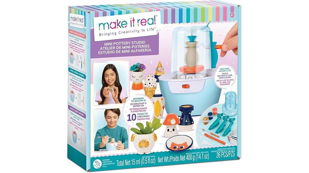 mini pottery studio kit