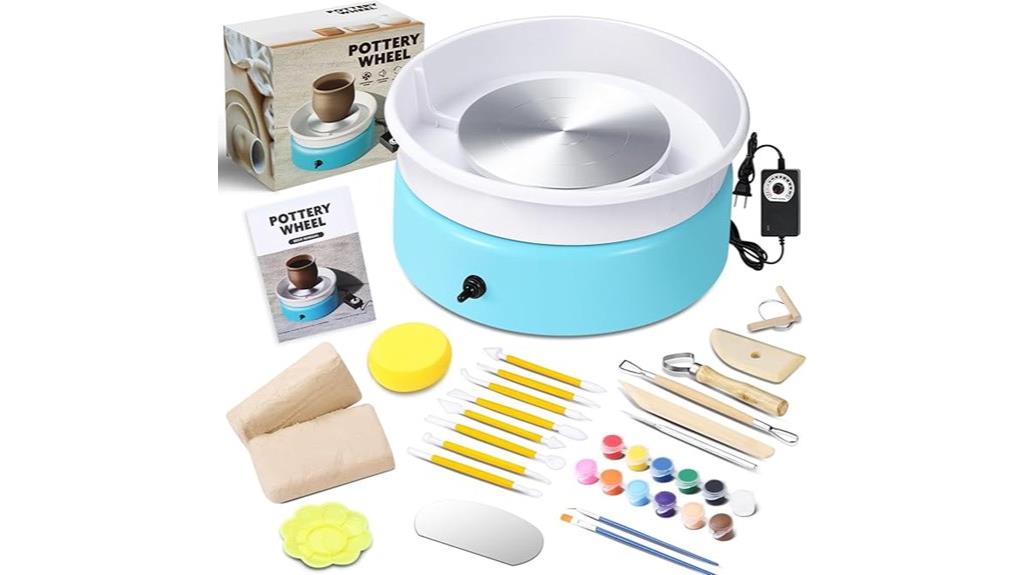 mini pottery wheel set