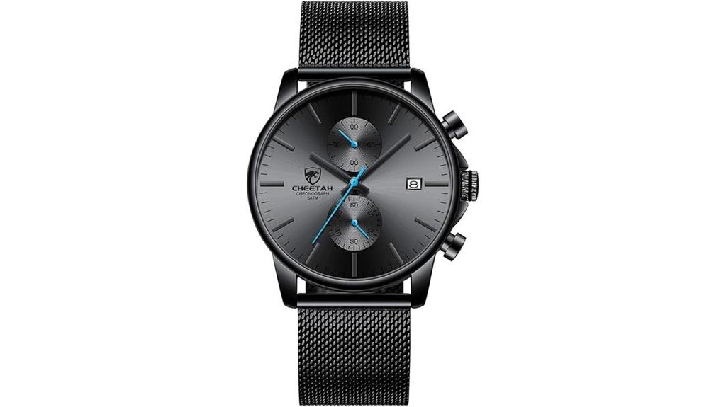 minimalist men s mesh watch