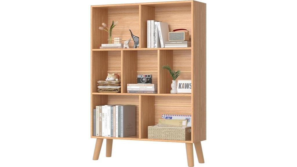 modern 3 tier cube bookcase