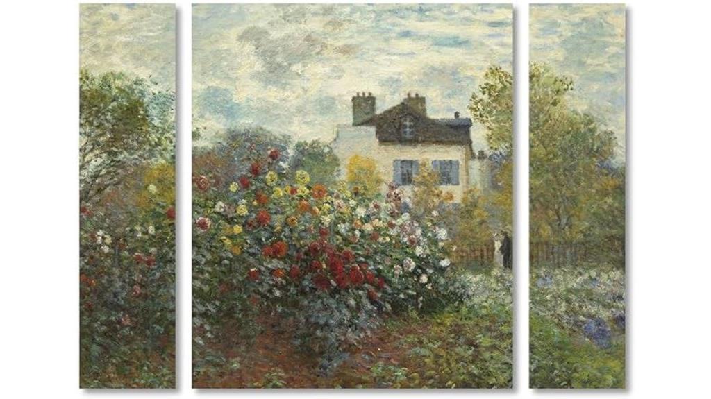 monet s argenteuil canvas set