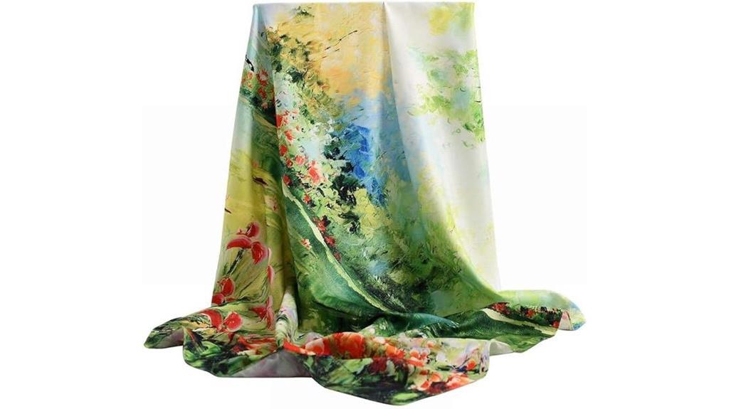 mulberry silk square scarf