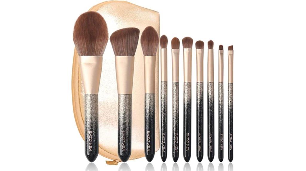 natural hair brush set