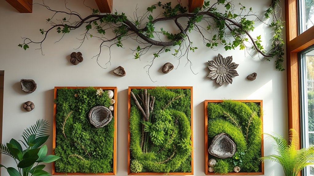 natural materials enhance art