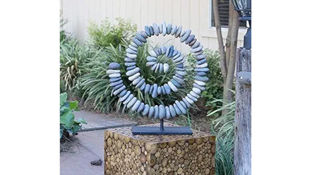 natural river stacked stones