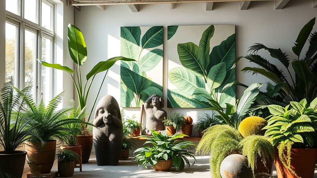 nature inspired decor improves well being