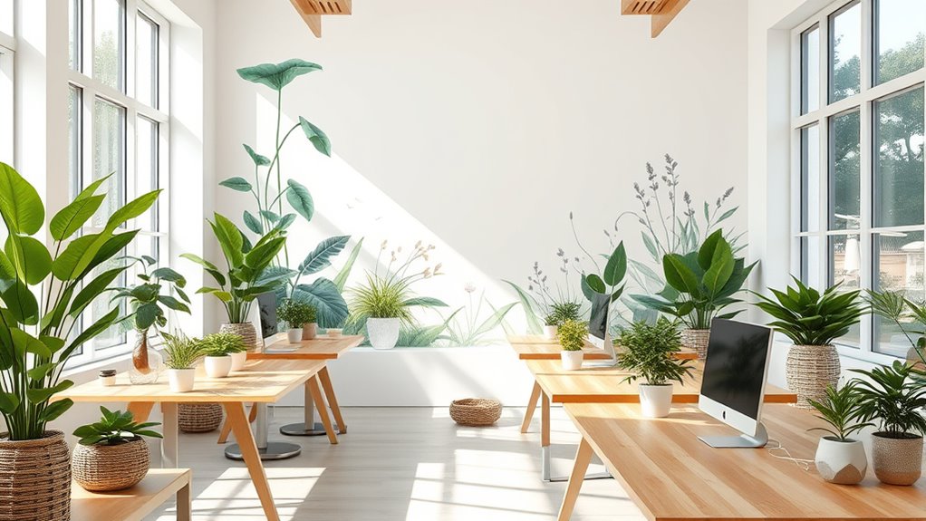 nature inspired workspace enhancements