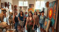 new artists expand art market