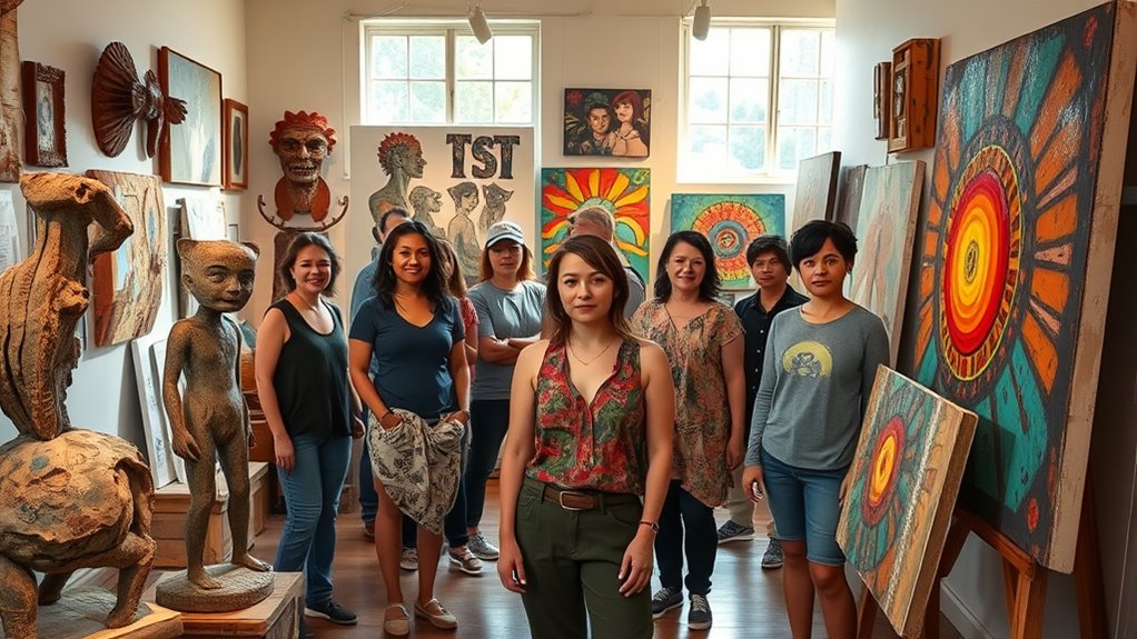 new artists expand art market