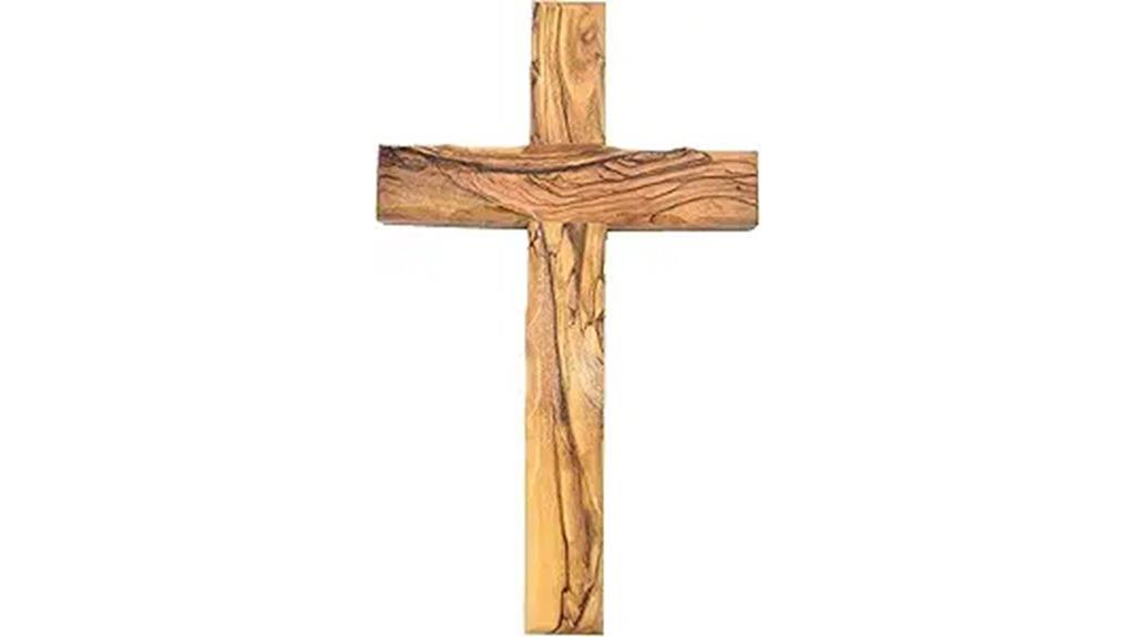 olive wood cross decor