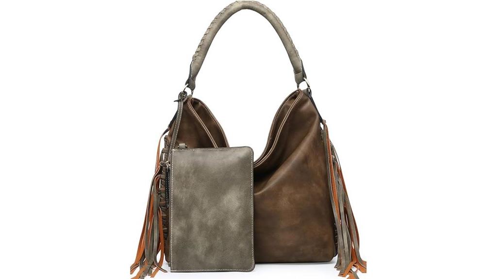 oversized fringe boho bag