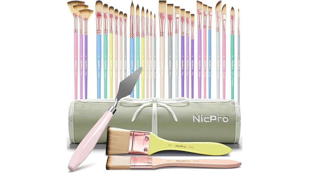 paintbrush set for artists