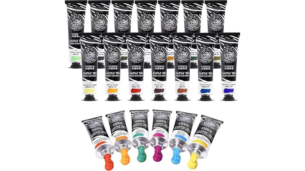 paul rubens oil paints set