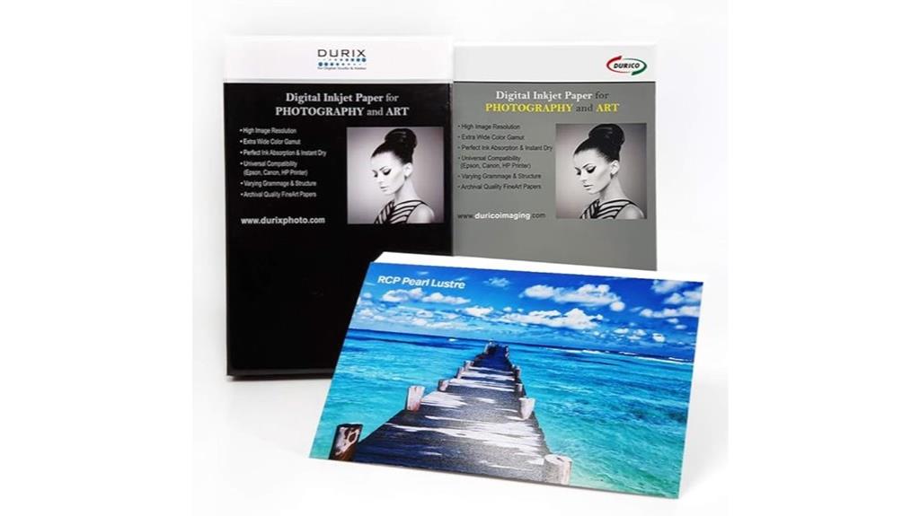 pearl lustre resin paper