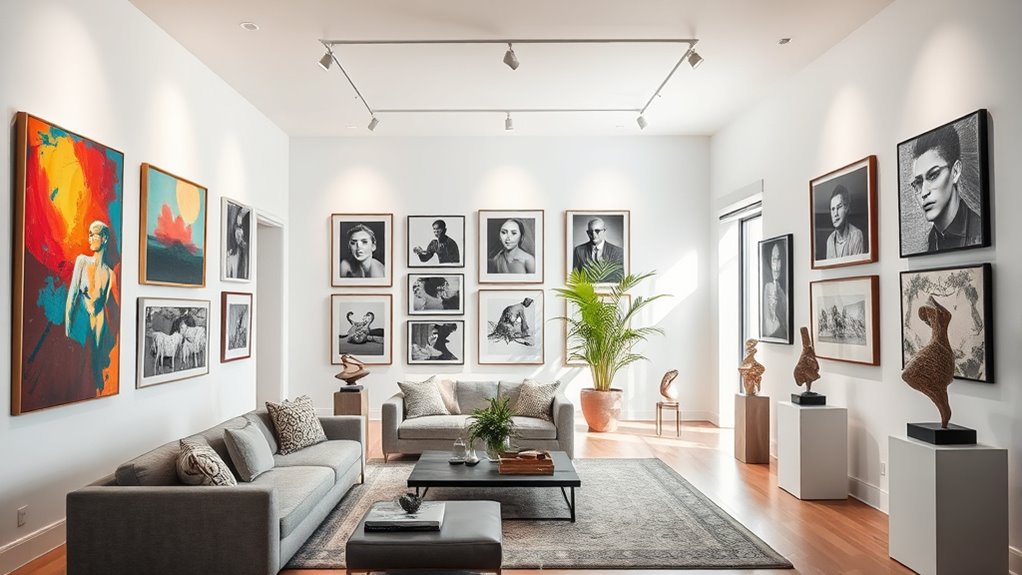 personalized artistic gallery elements