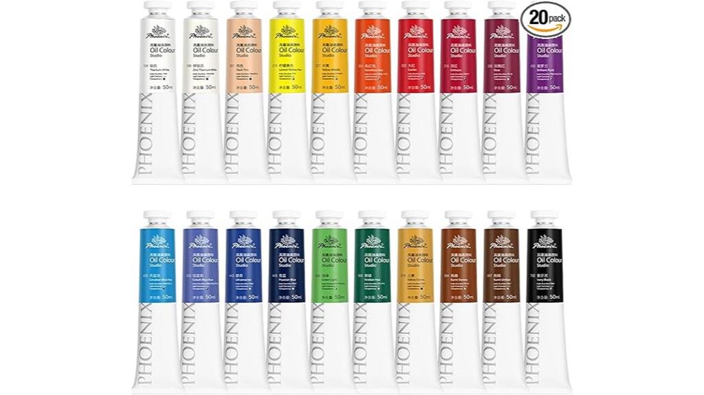 phoenix 20 color oil set