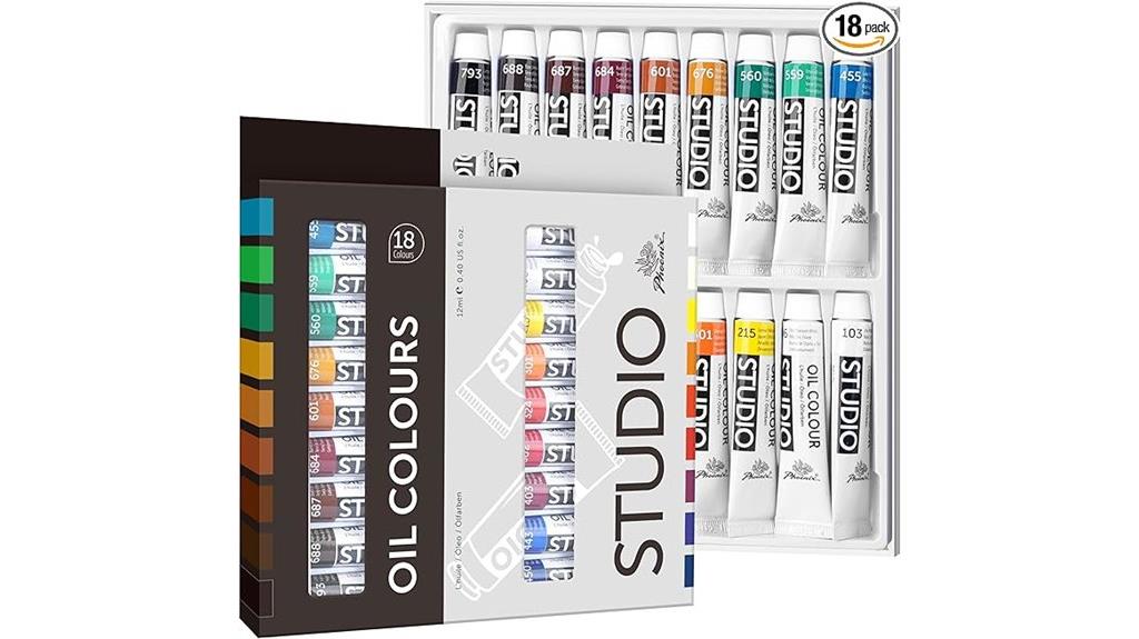phoenix oil paint set