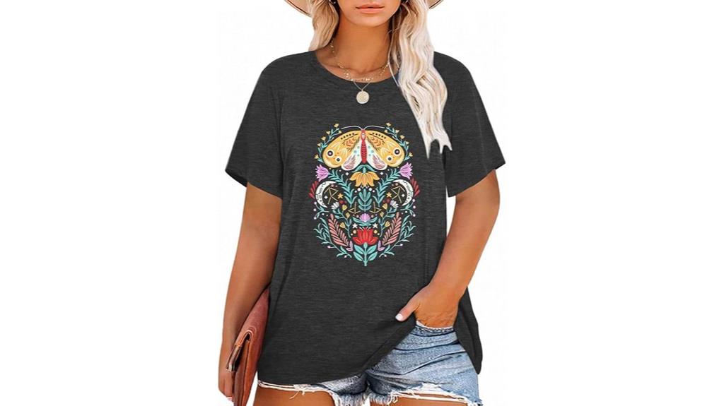plus size casual t shirt