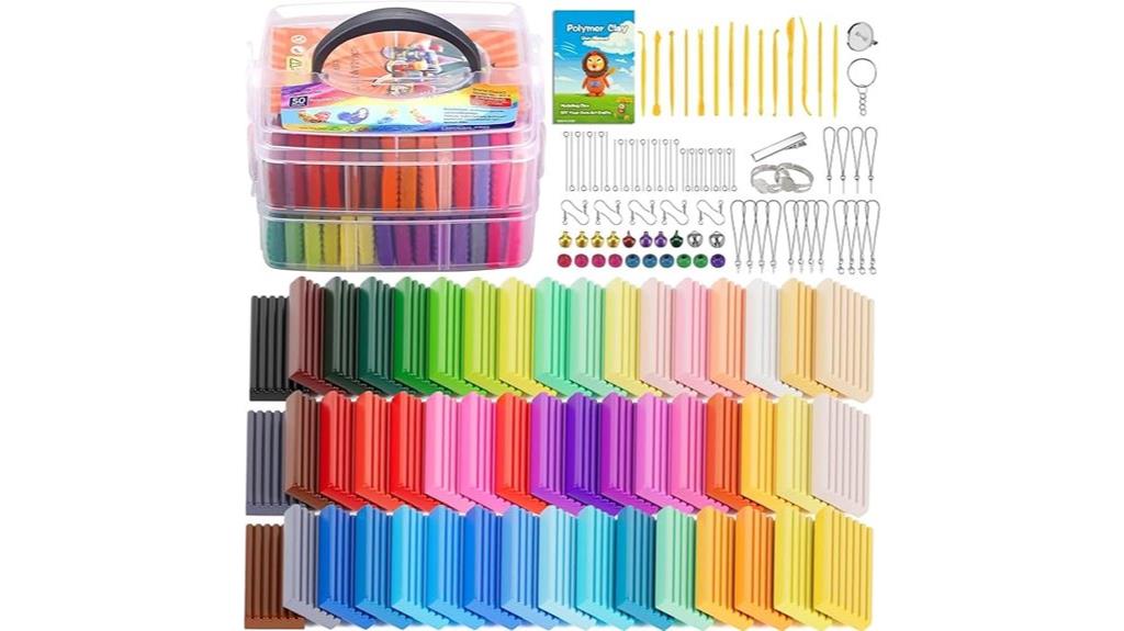 polymer clay kit with tools