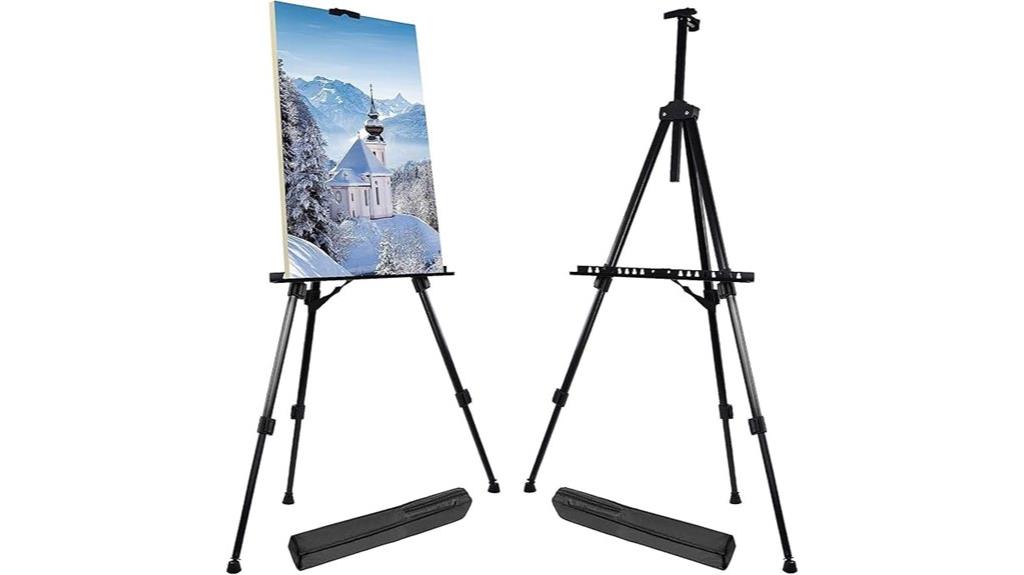 portable artist easel set