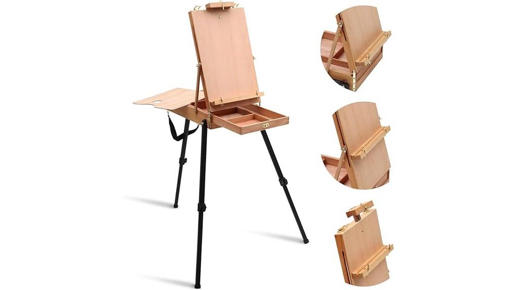 portable french art easel