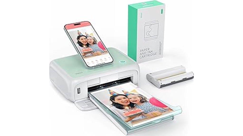 portable photo printer set