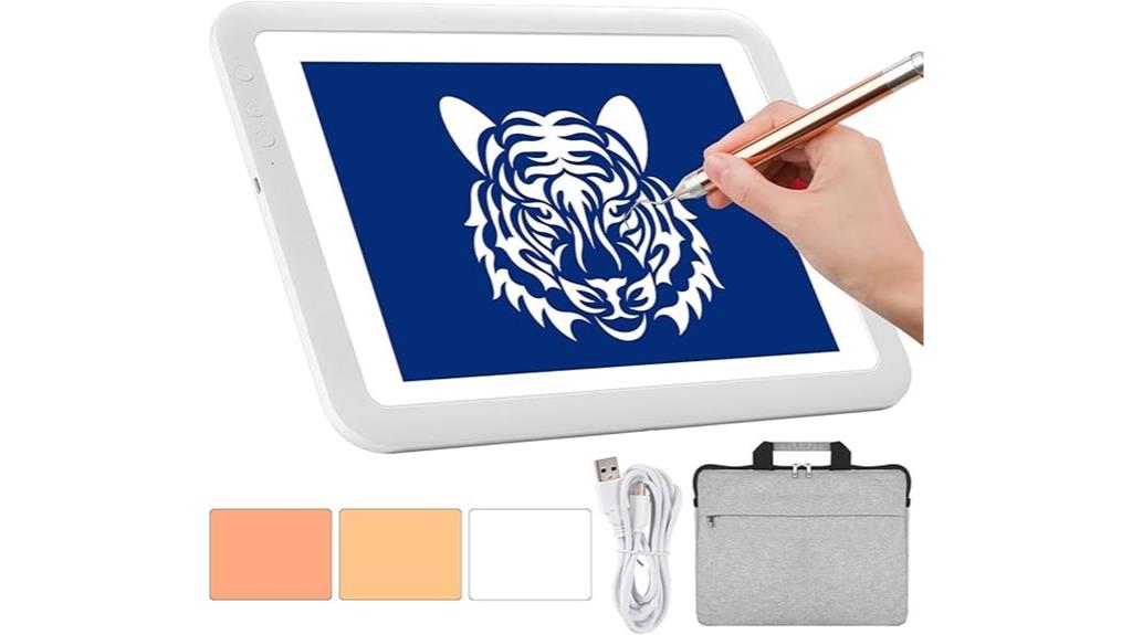 portable rechargeable led lightbox