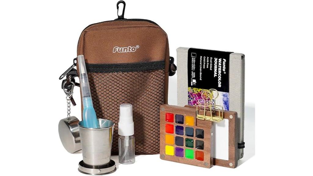 portable watercolor paint kit