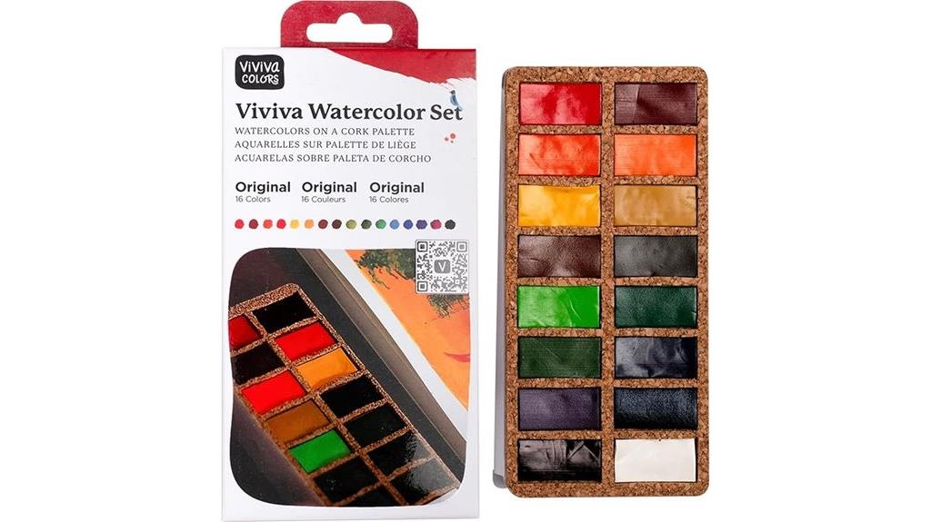 portable watercolor paint set