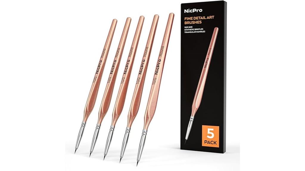 precision miniature paint brushes