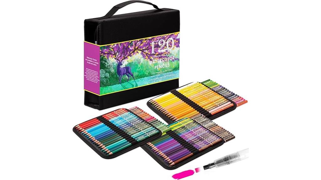 premium 120 watercolor pencils