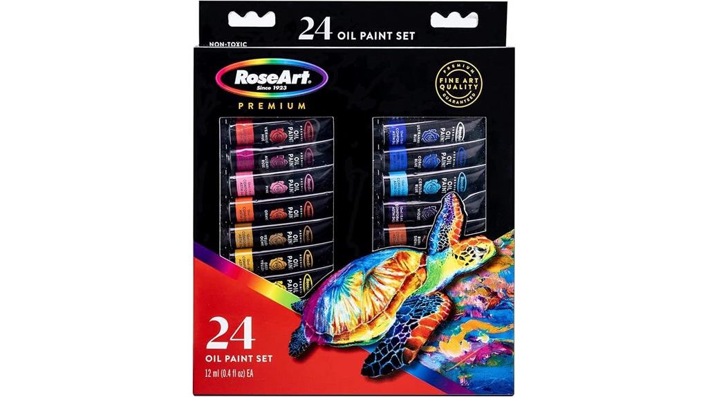 premium 24 color oil paints