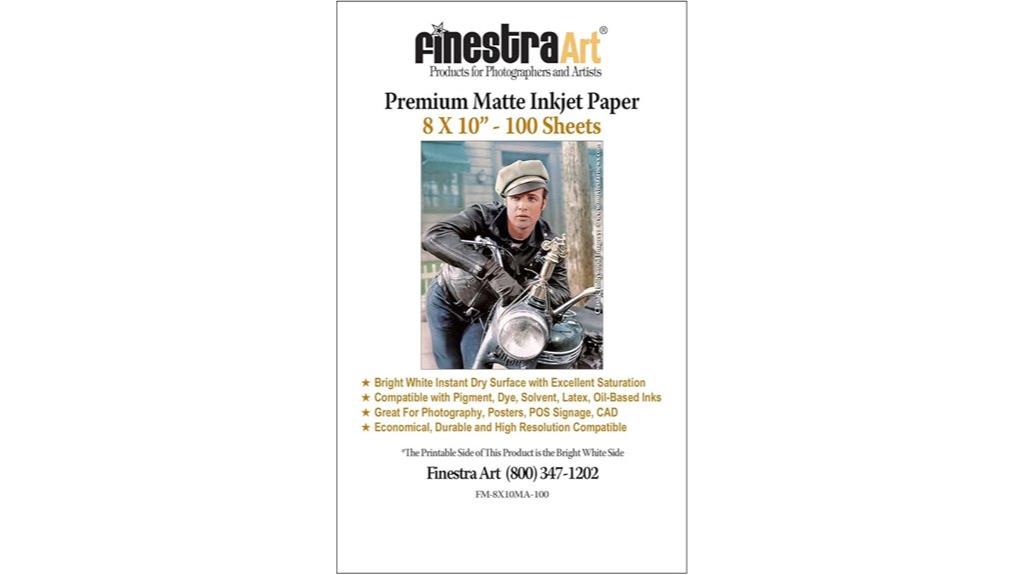 premium arctic matte photo paper
