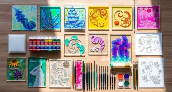 premium glass painting kit selection