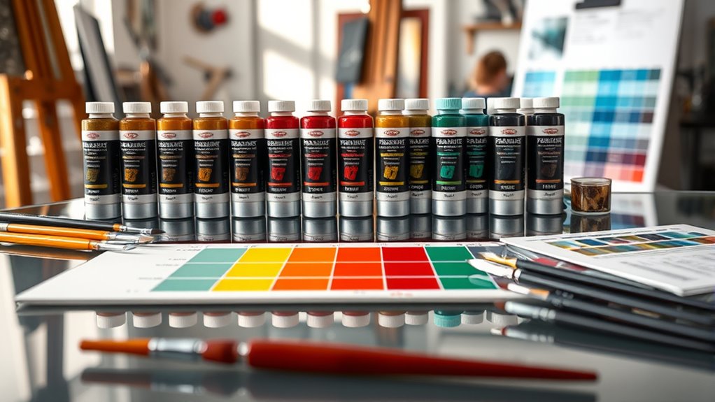 quality pigment and variety