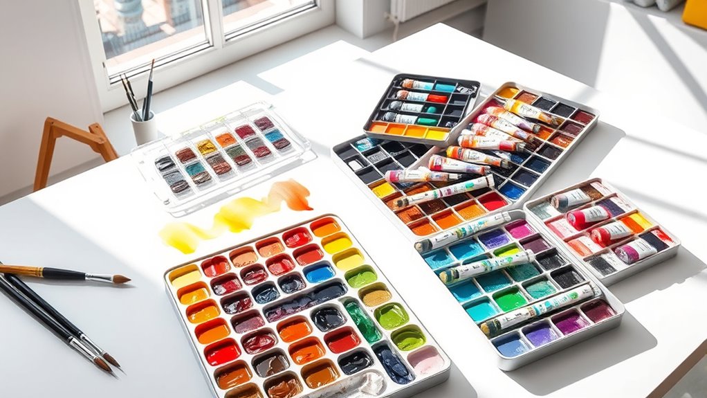 quality pigments versatile set