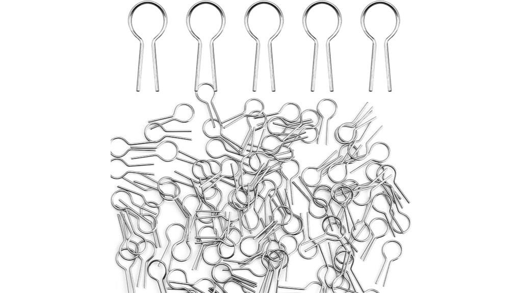 r shaped hanging needles