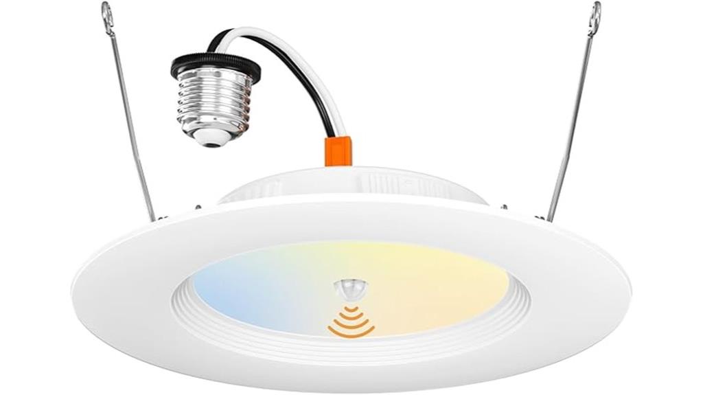 recessed led with motion