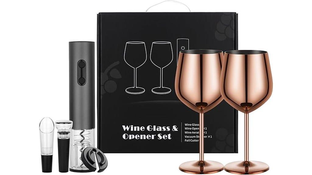 rechargeable wine opener set