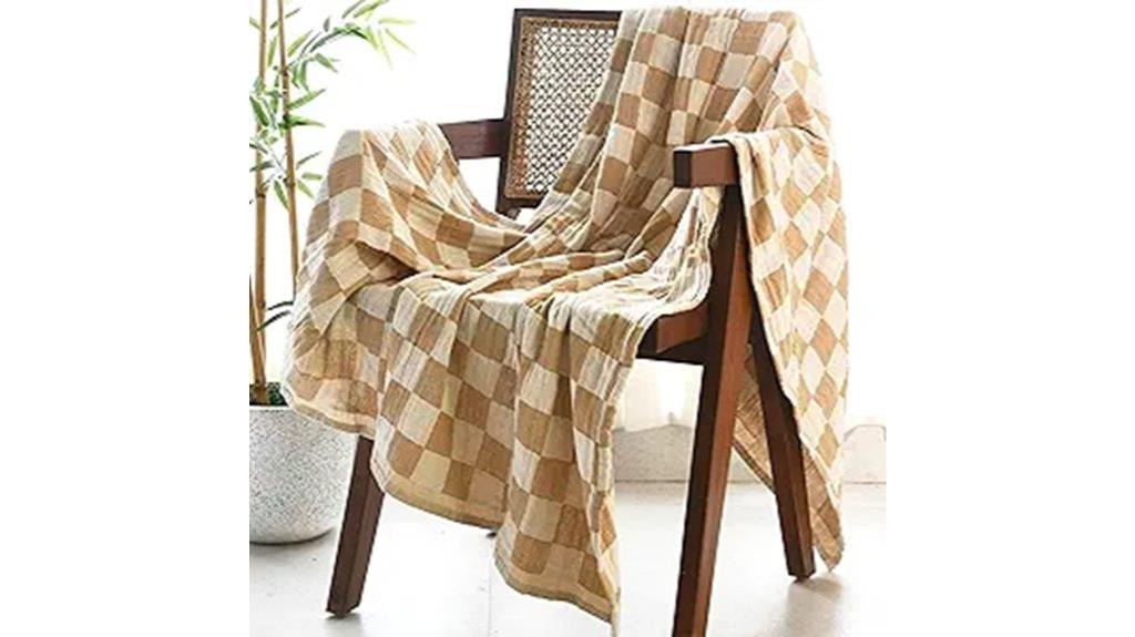 recycled cotton couch throw