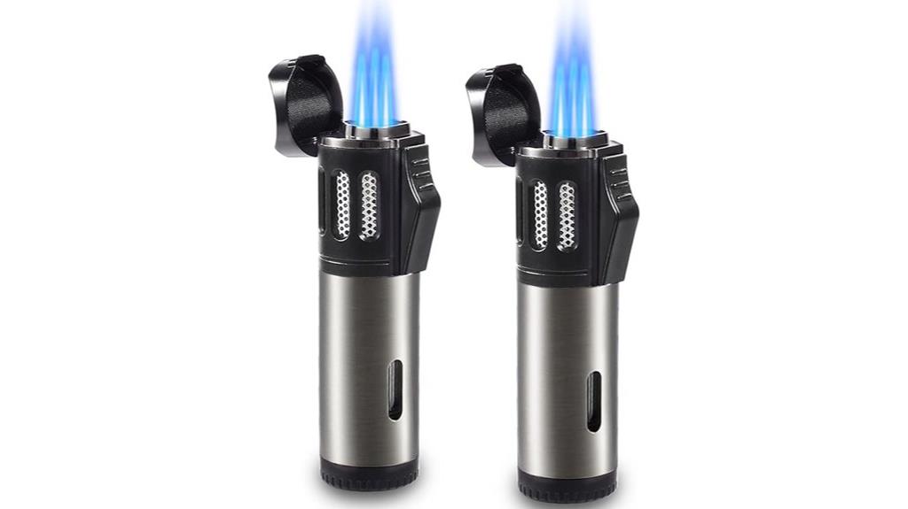 refillable triple flame lighters