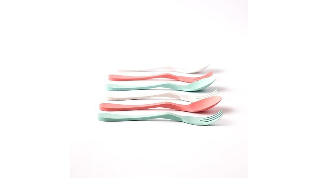 reusable bamboo utensil pack