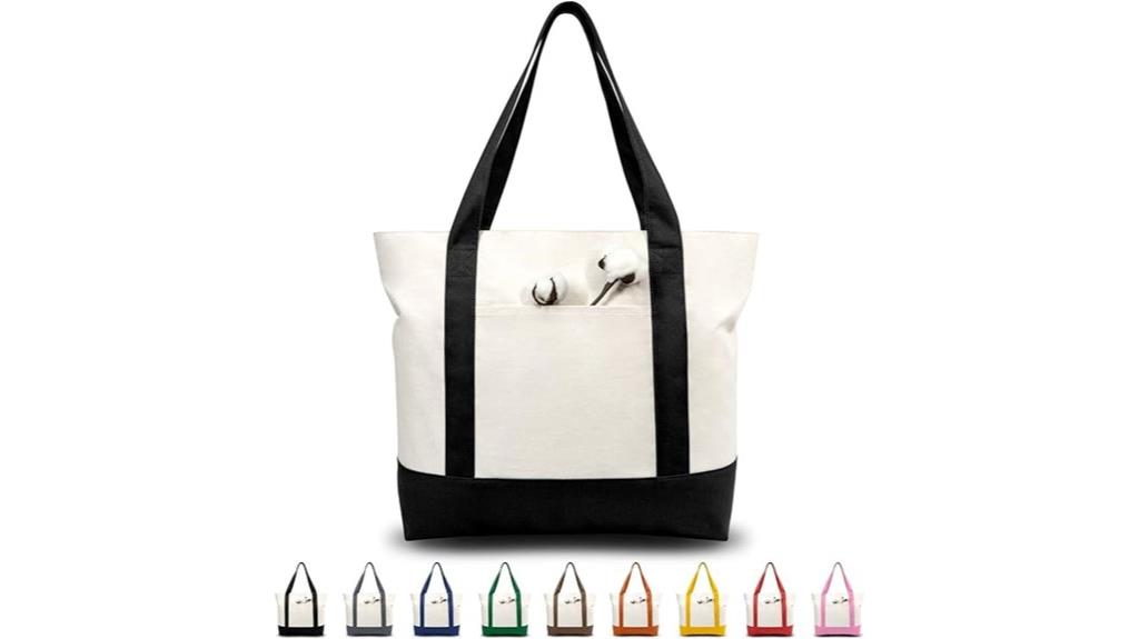 reusable canvas grocery bag
